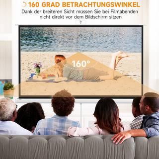 Northio  Beamer Leinwand 16:9 HD 84 Zoll 