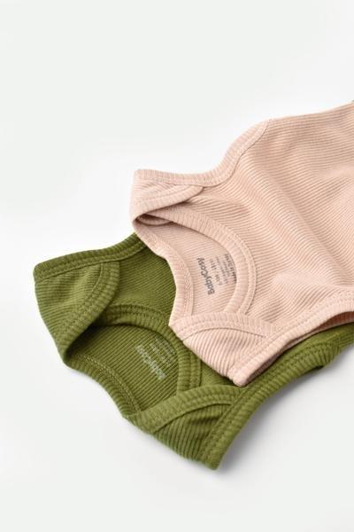 BabyCosy Organic  Body, ärmellos, 2 Pack 