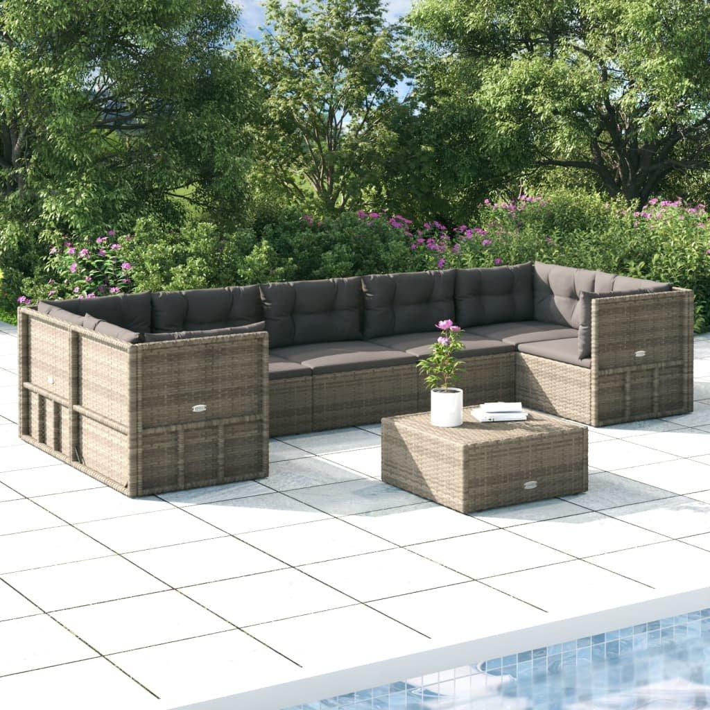 VidaXL Garten lounge set poly-rattan  