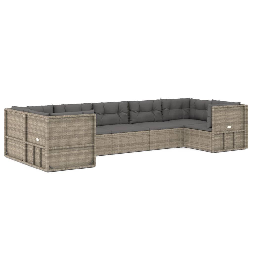 VidaXL Garten lounge set poly-rattan  