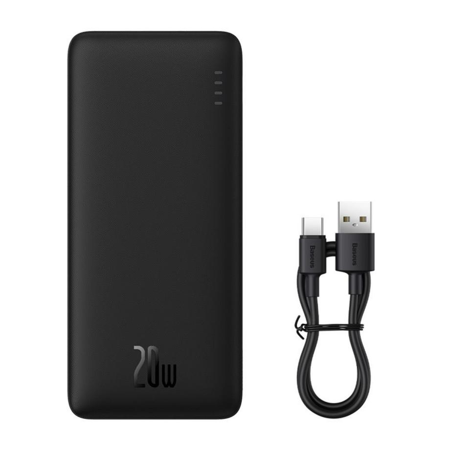 Banque d'alimentation à charge rapide Baseus Airpow 30 000 mAh, 20 W - Noir