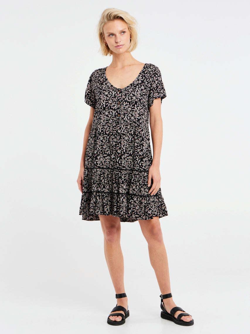 PROTEST PRTLENI 23 Geblümtes Kurzarmkleid  