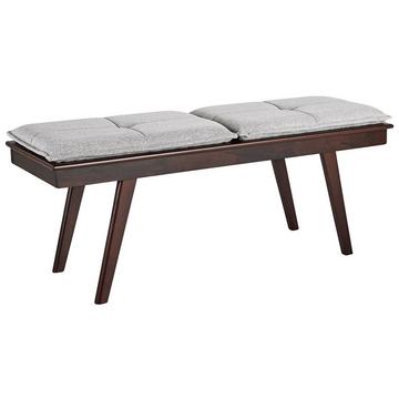 Banc avec coussin d'assise en MDF Rétro EXTON