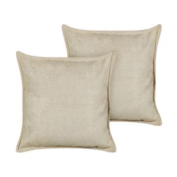 Lot de 2 coussins en Polyester Moderne LAPSANA