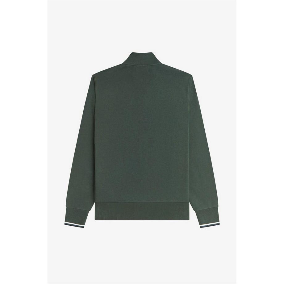 FRED PERRY Felpa Logo Mezza Cerniera  