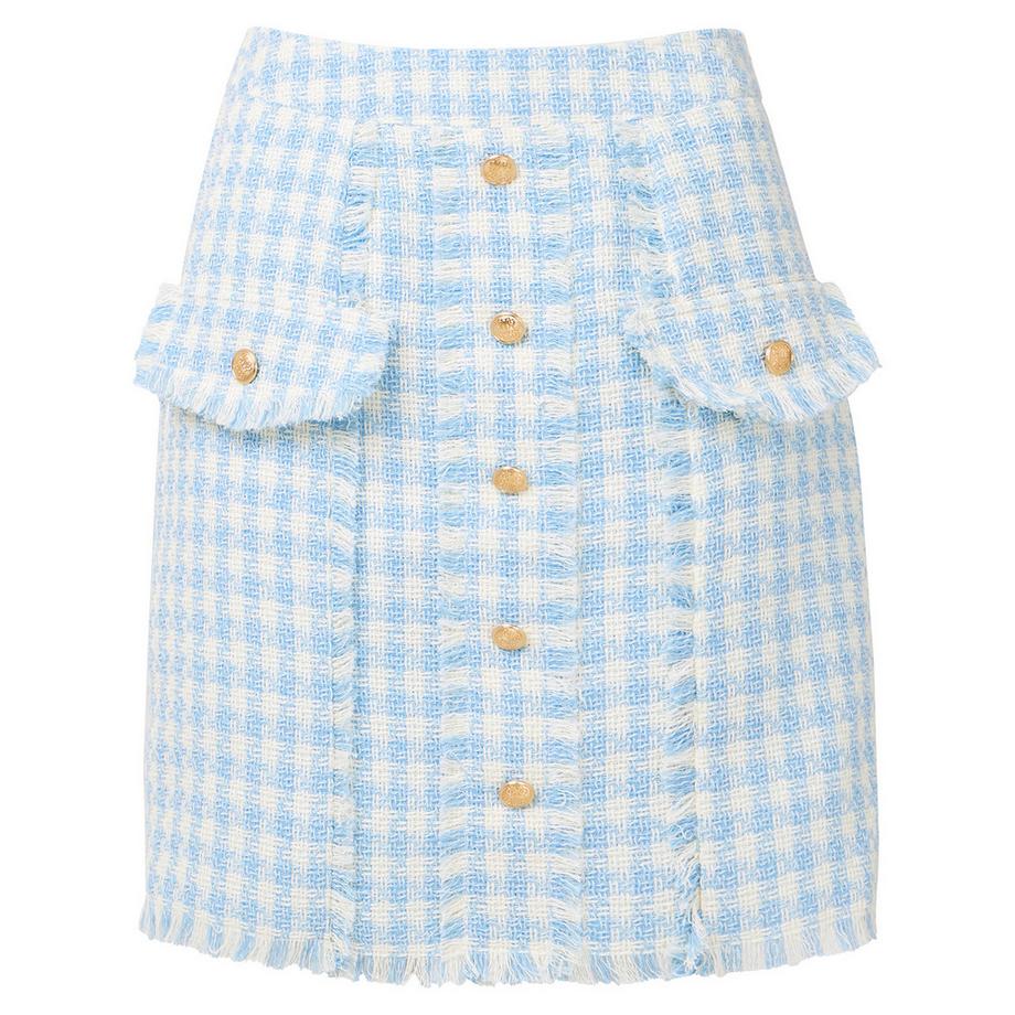 Joe Browns Karierter Minirock mit Knopfleiste  