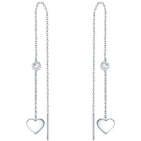 Eastside  Femme Boucles d´oreilles en acier inoxydable Coeur 