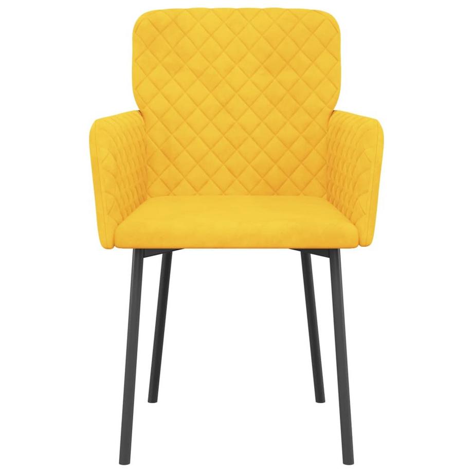 VidaXL Chaise de salle à manger velours  