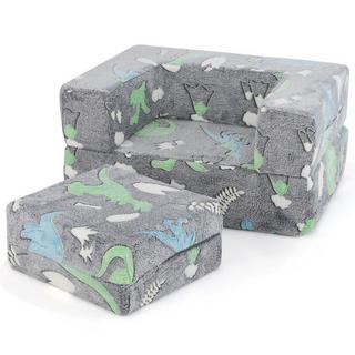 Northix Modulares Kindersofa – Leuchtet im Dunkeln  