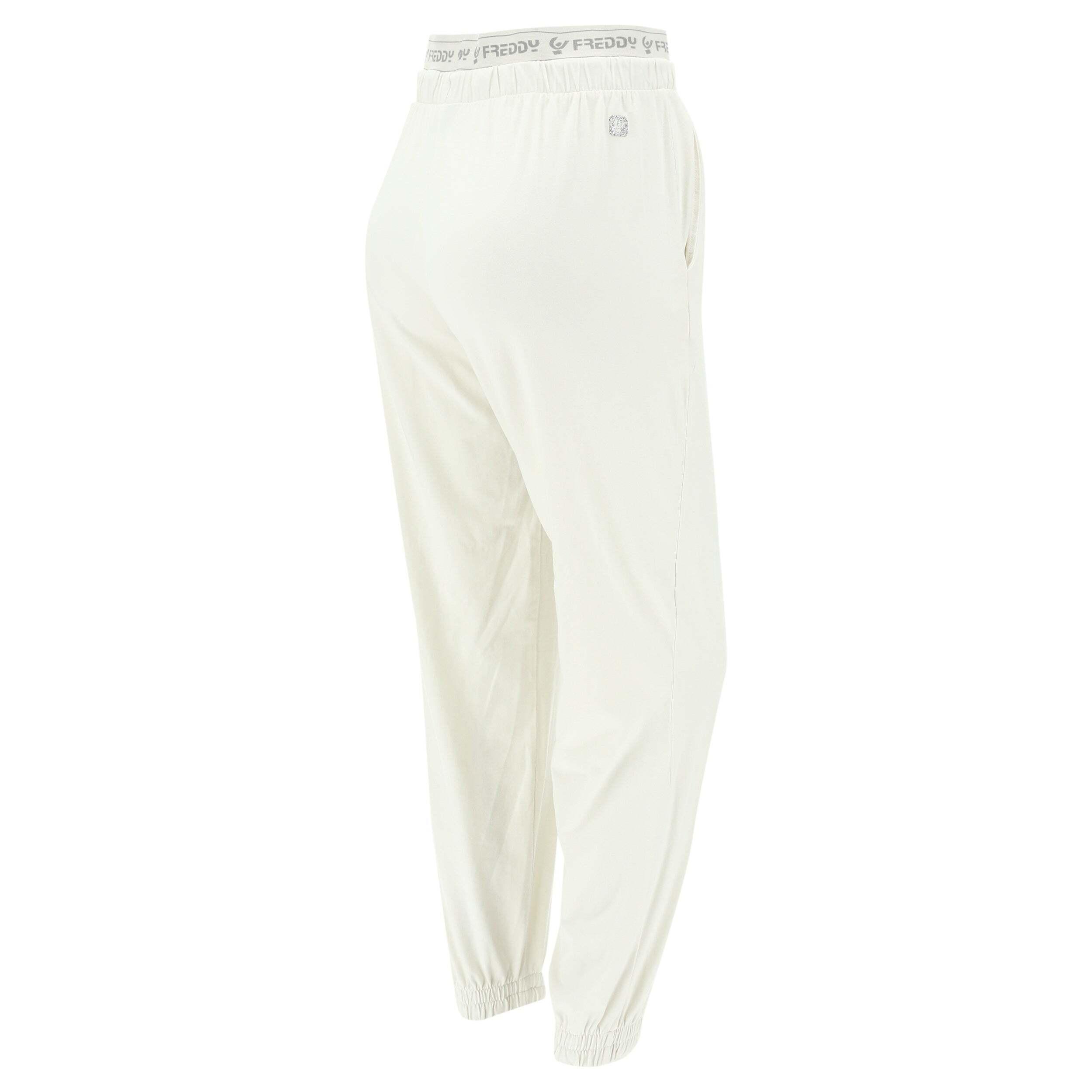 FREDDY Pantalone sportivo elasticizzato con elastico in vita con logo  