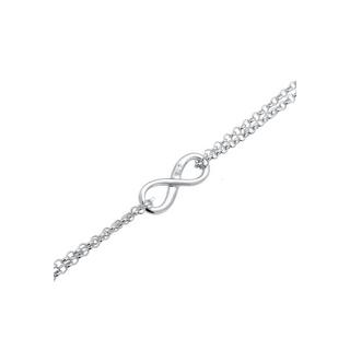 Elli  Fußschmuck Fußkettchen Infinity Symbol Zeichen 