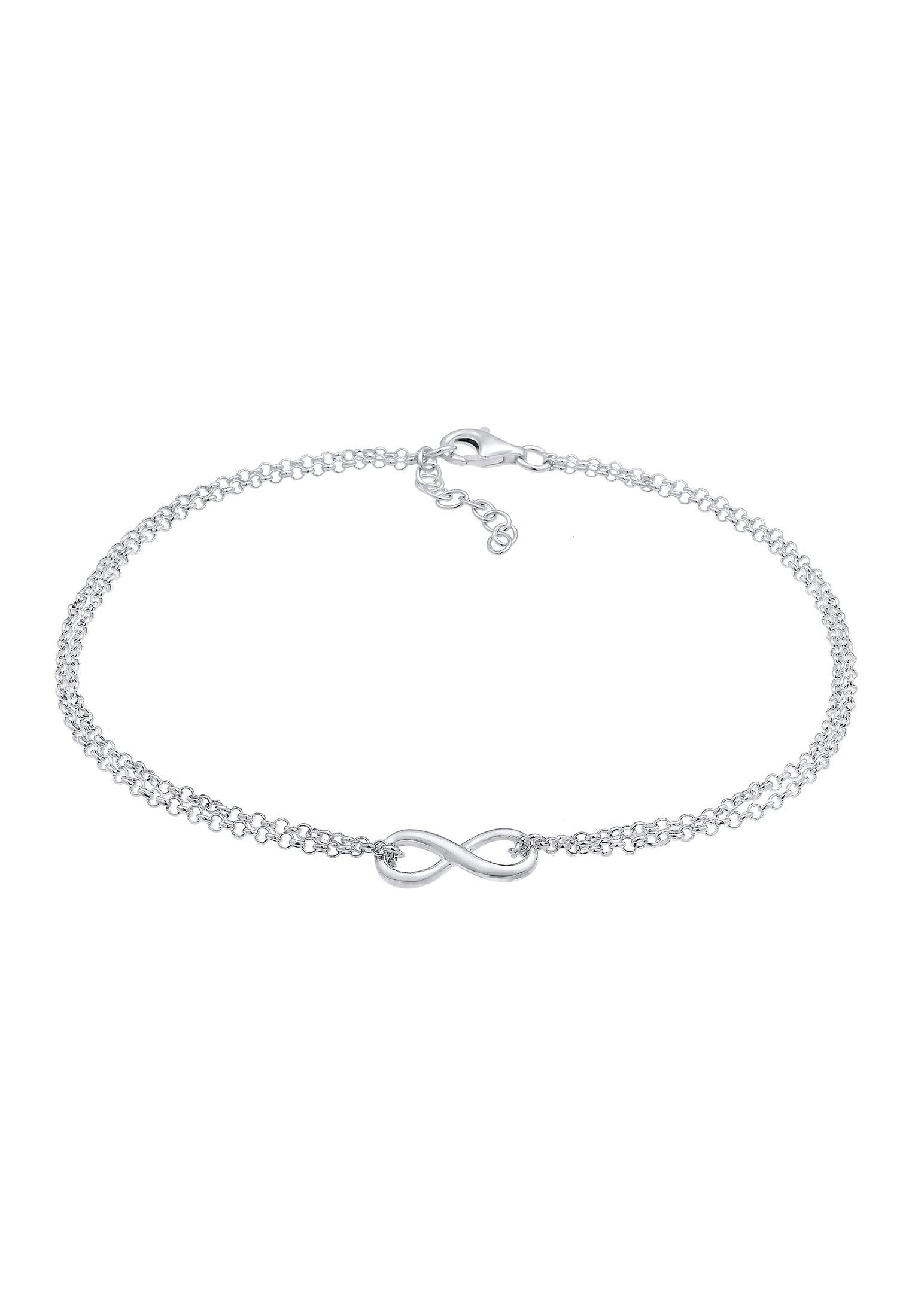 Elli  Fußschmuck Fußkettchen Infinity Symbol Zeichen 