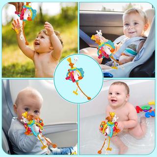 Activity-board  Saugnapf Spielzeug Baby 3 Stück sensorische Spinner Spielzeug für Baby Spinnerei Spielzeug 