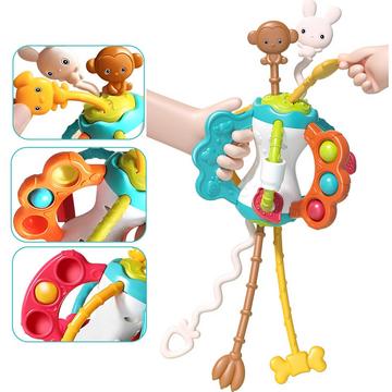 Saugnapf Spielzeug Baby 3 Stück sensorische Spinner Spielzeug für Baby Spinnerei Spielzeug