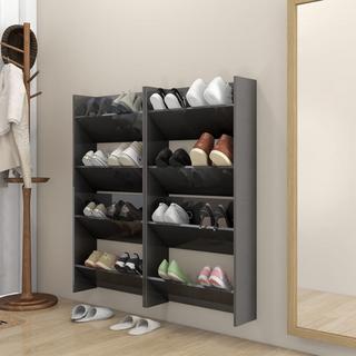 VidaXL Wand-schuhschrank holzwerkstoff  