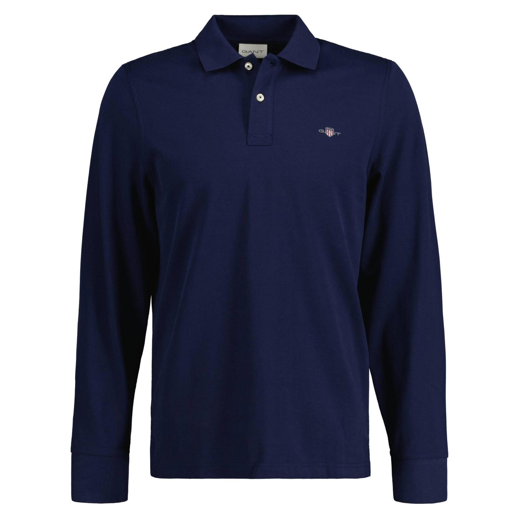 GANT  Polo  Vestibilità confortevole-Regular Shield Longsleeve Pique Rugger 