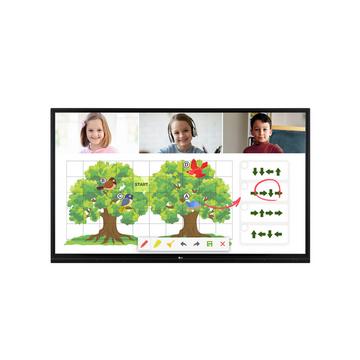 LG 55TR3BG-B visualizzatore di messaggi Pannello piatto per segnaletica digitale 139,7 cm (55") IPS 350 cd/m² 4K Ultra HD Nero Touch screen 16/7