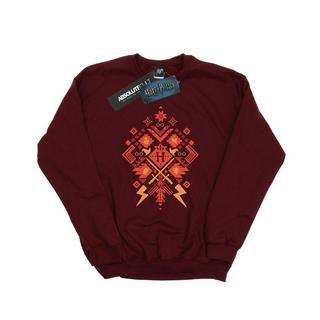 Harry Potter  Sweatshirt de Noël en coton Fair Isle 