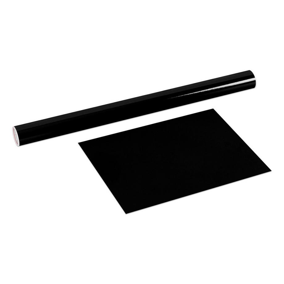 dufco  Selbstklebefolie 45x200cm, schwarz glanz 