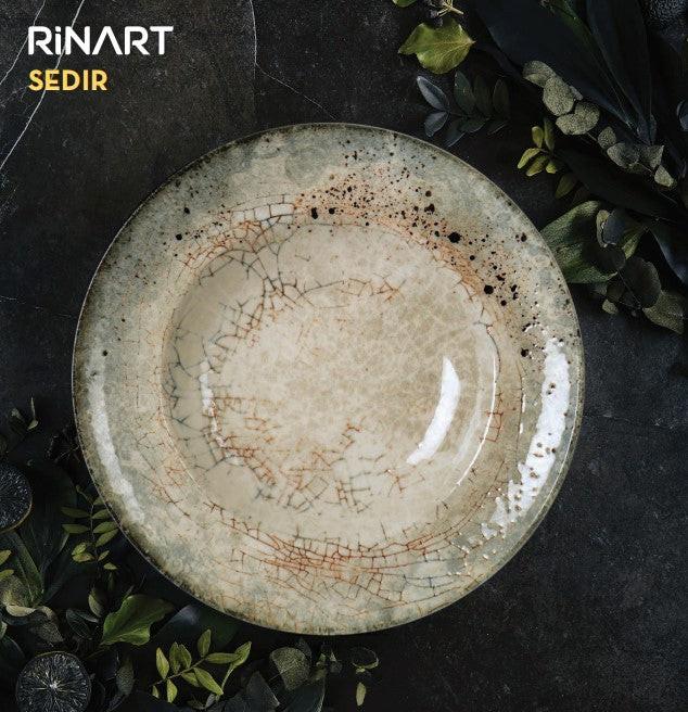 Rinart Assiette à dîner - Sedir -  Porcelaine - lot de 6  