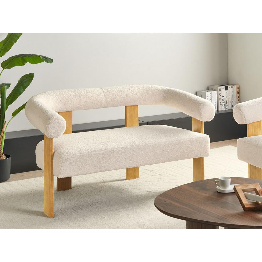 Beliani 2 Sitzer Sofa aus Bouclé  ILBRO  