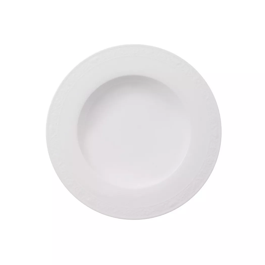 Villeroy & Boch - Suppenteller White Pearl, One Size, Weiss