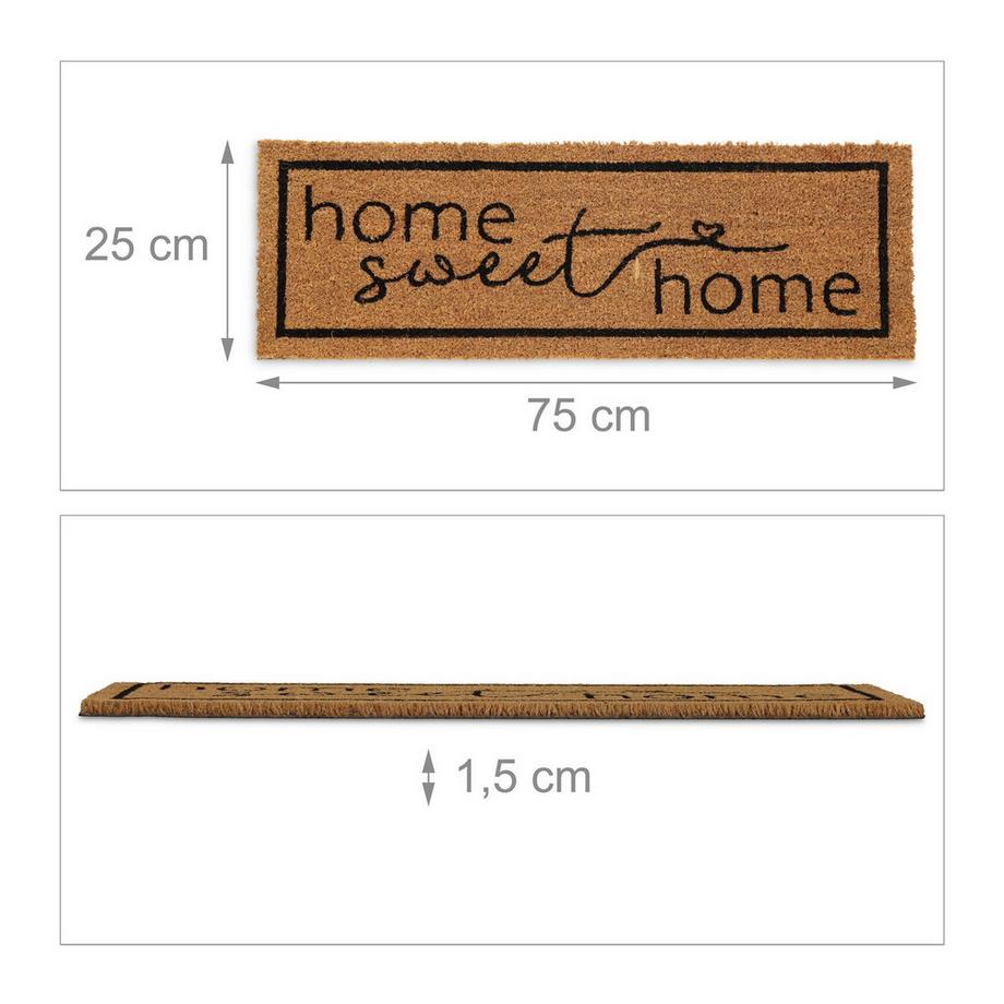 Northix Paillasson en noix de coco pour intérieur/extérieur  