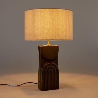 La Redoute Intérieurs Lampe à poser céramique et lin  