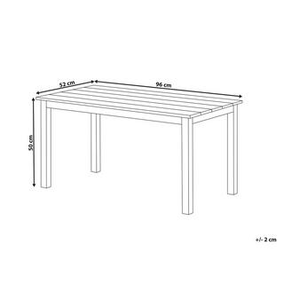 Beliani Table de jardin en Bois synthétique Moderne MESSINA  