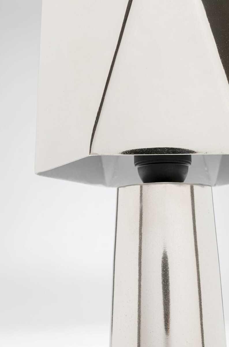 KARE Design Tischleuchte Martha Silber 38  