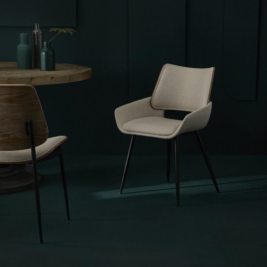 Calicosy Lot de 2 chaises HORTENSE  