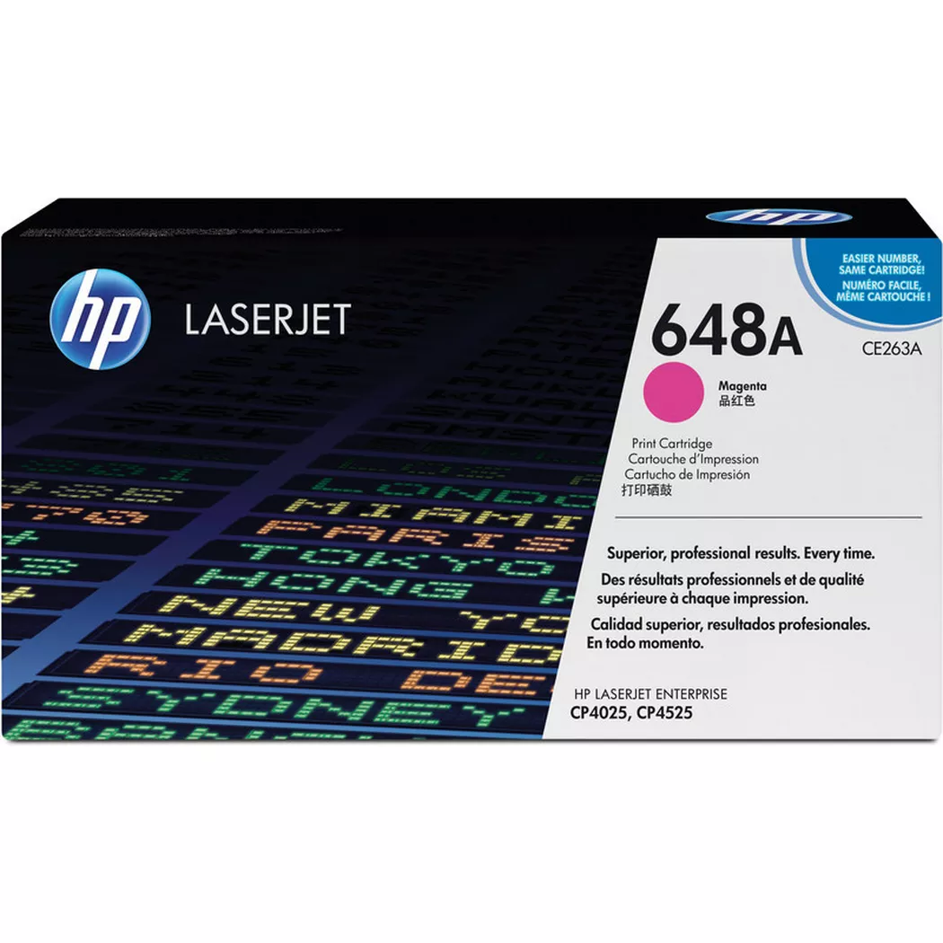 Hewlett-Packard – HP Toner-Modul 648A magenta CE263A Color LJ CP4025 11’000 Seiten, One Size