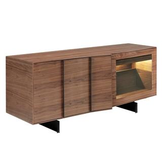 ANGEL CERDA Sideboard aus Nussbaumholz mit LED-Licht  