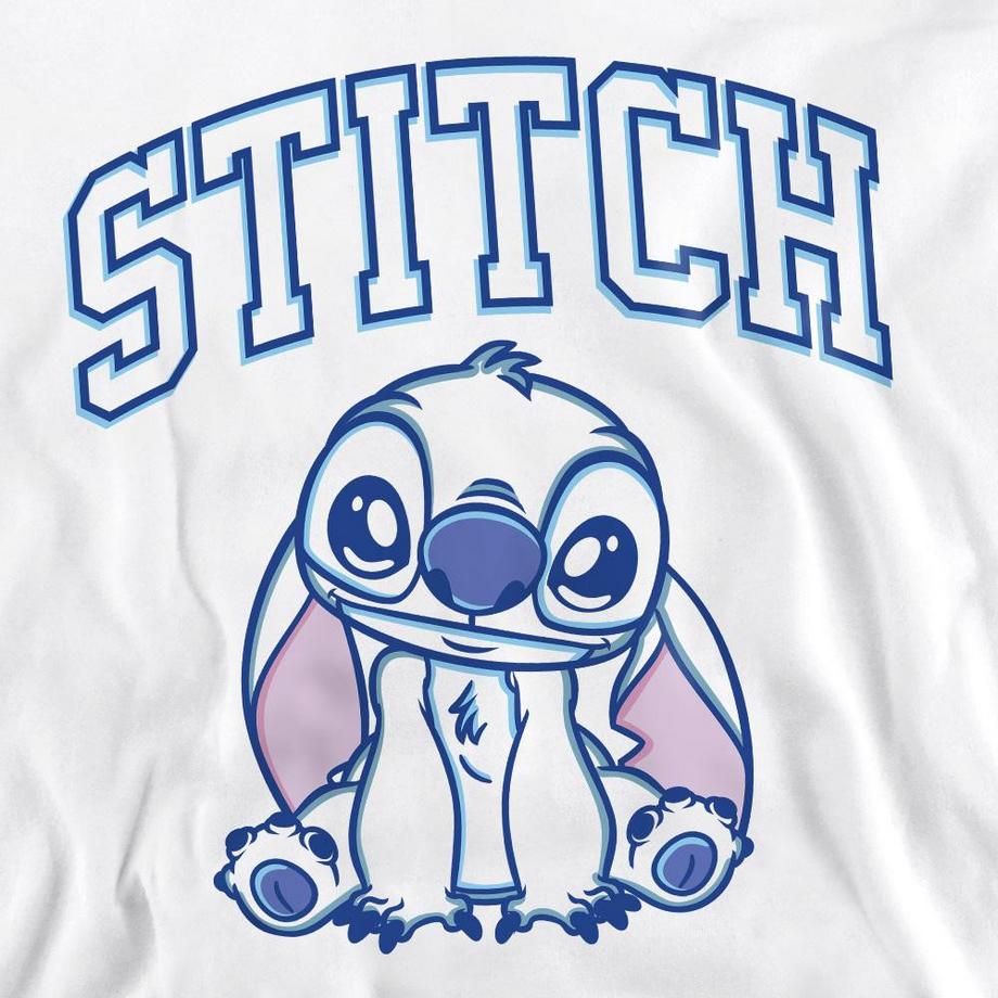 Lilo & Stitch Collegiate Stitch Felpa Girocollo  