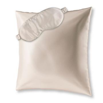 BEAUTY SLEEP SET L Taie d'oreiller (80x80) et masque de nuit en soie