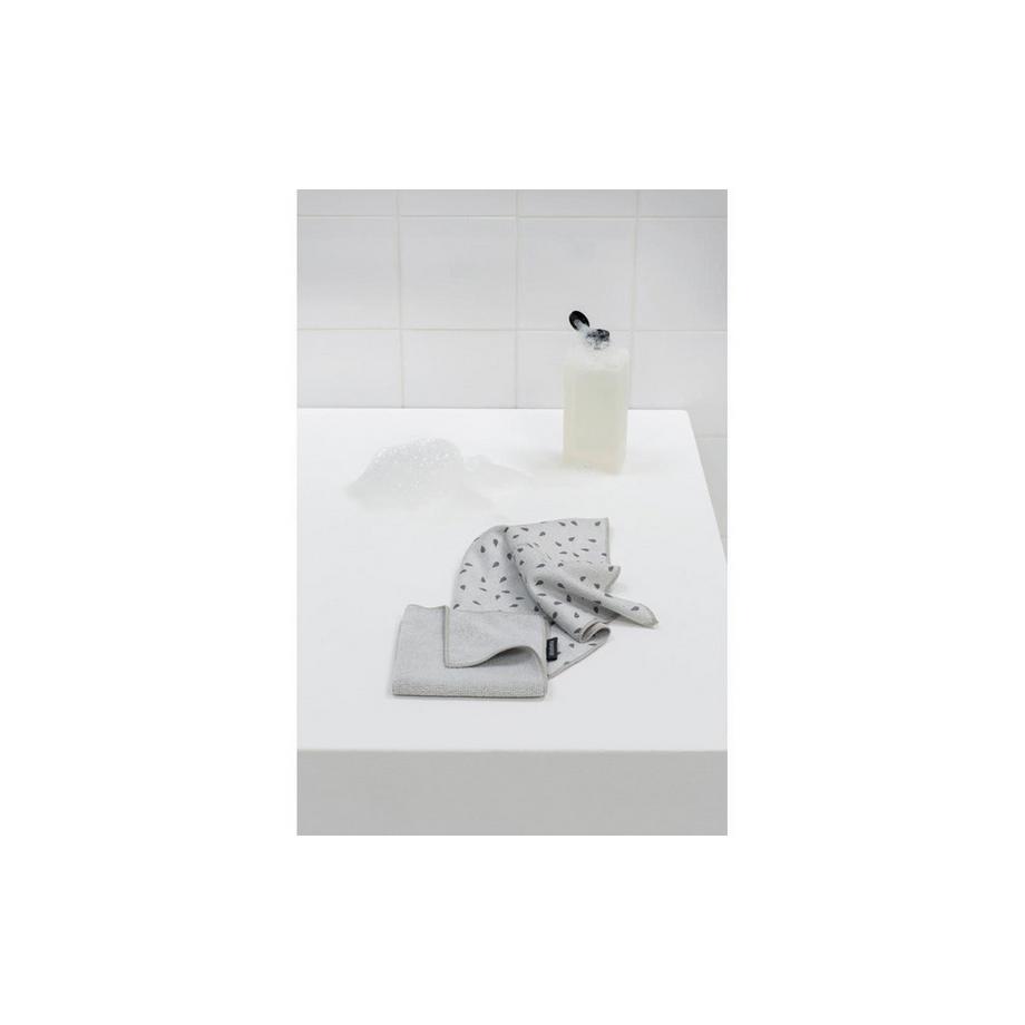 brabantia Mikrofaser-Reinigungstuch Hellgrün (2Teile)  