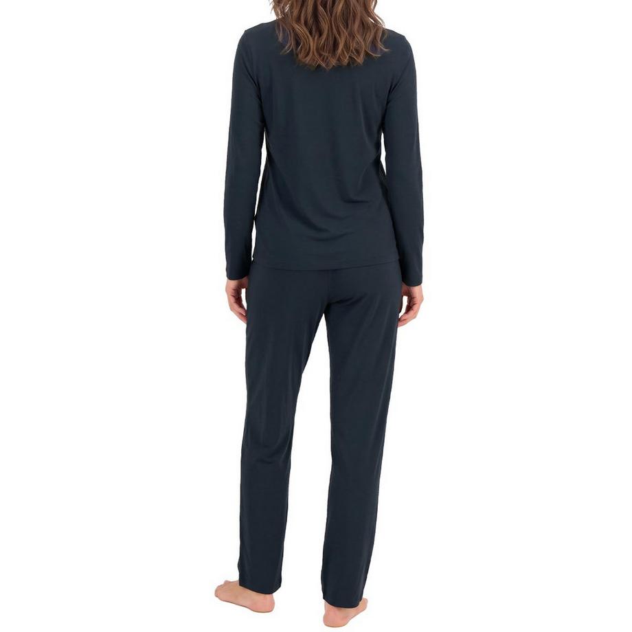Marc O'Polo Pyjama en coton avec haut à manches longues et pantalon long  