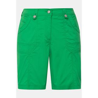 Ulla Popken  Cargo-Bermuda, Komfortbund, 4-Pocket-Schnitt 