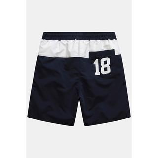 JP1880  Shorts da mare a righe con cintura elastica 