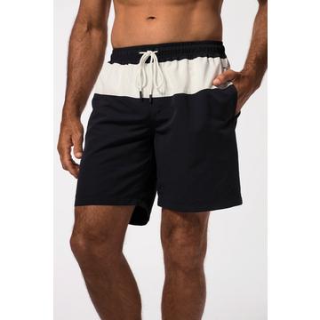 Shorts da mare a righe con cintura elastica