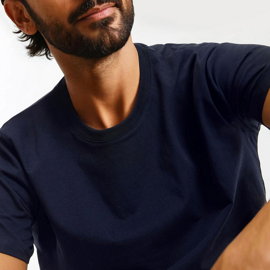 La Redoute Collections T-Shirt Col Rond Manches Courtes  