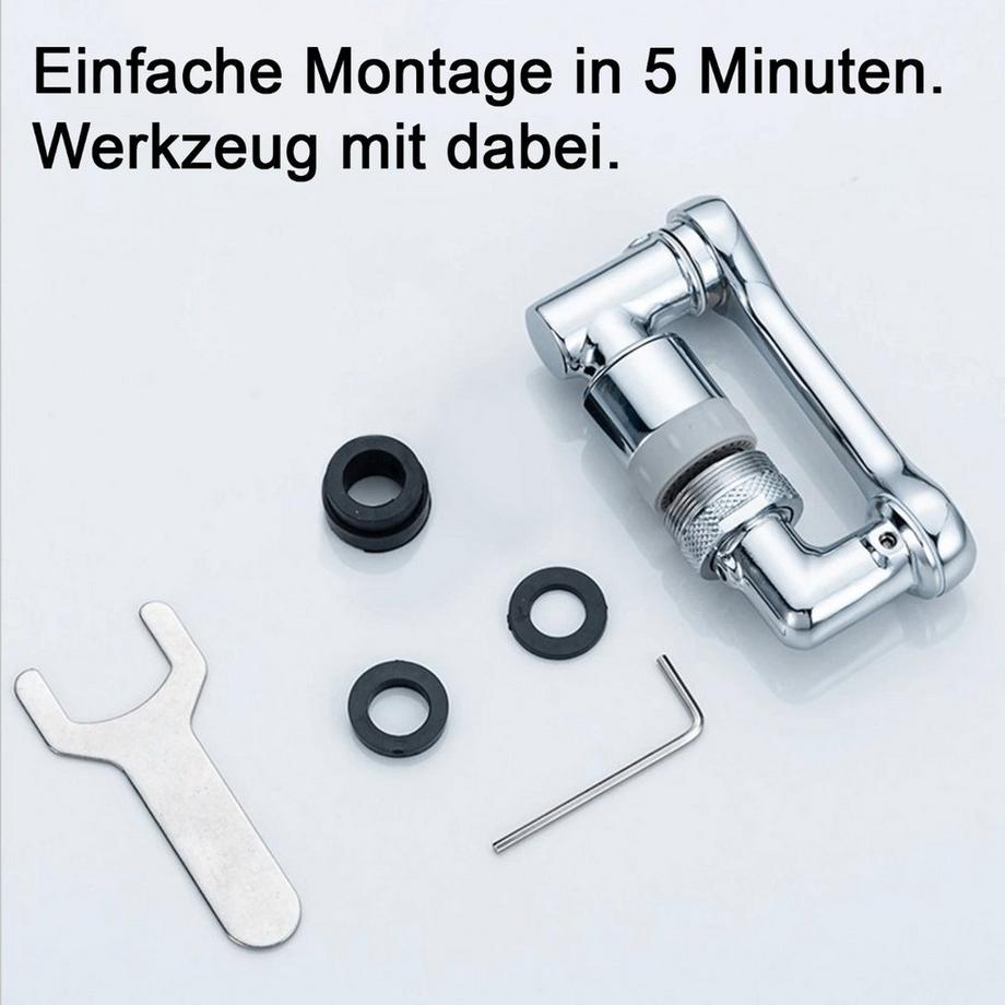 Nuts Innovations Wasserhahn Aufsatz 3x360  