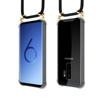 Cadorabo  Handy Kette für Samsung Galaxy S9 PLUS Silikon mit Gold Ringen 