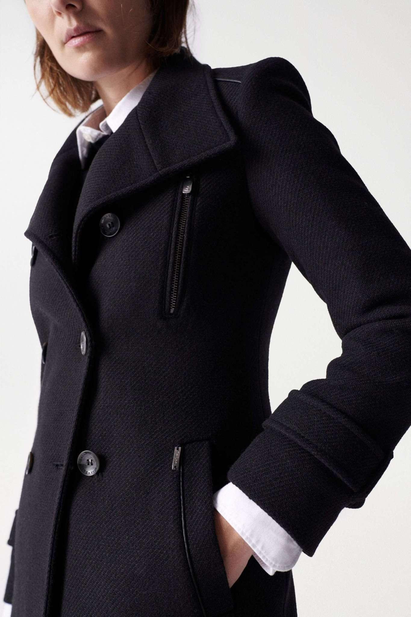 Salsa  Veste légère Grace Long Woolen Coat 