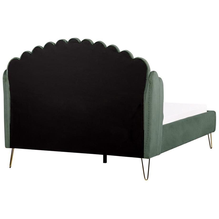 Beliani Letto en Velluto Glamour AMBILLOU  