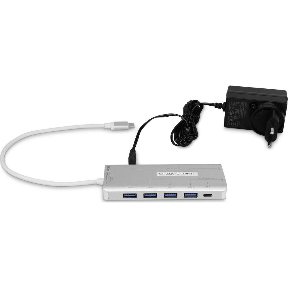 LMP  22366 hub di interfaccia USB 3.2 Gen 1 (3.1 Gen 1) Type-C 5000 Mbit/s Argento 