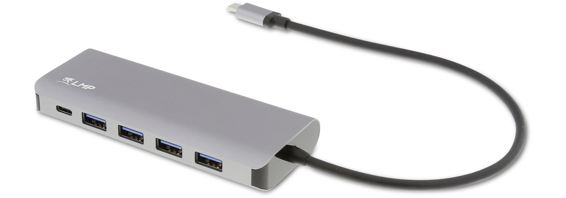 LMP  22366 Schnittstellen-Hub USB 3.2 Gen 1 (3.1 Gen 1) Type-C 5000 Mbit/s Silber 