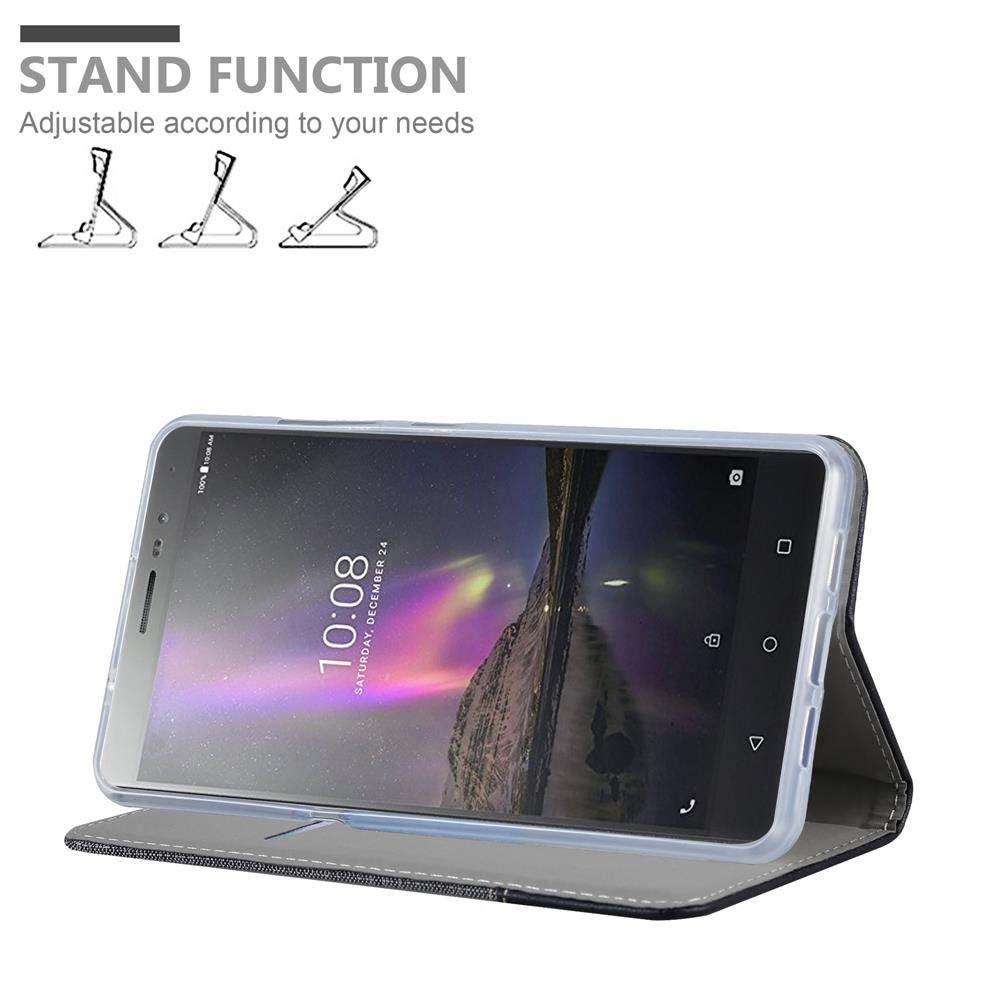 Cadorabo  Housse compatible avec Lenovo P2 - Coque de protection avec fermeture magnétique, fonction de support et compartiment pour carte 