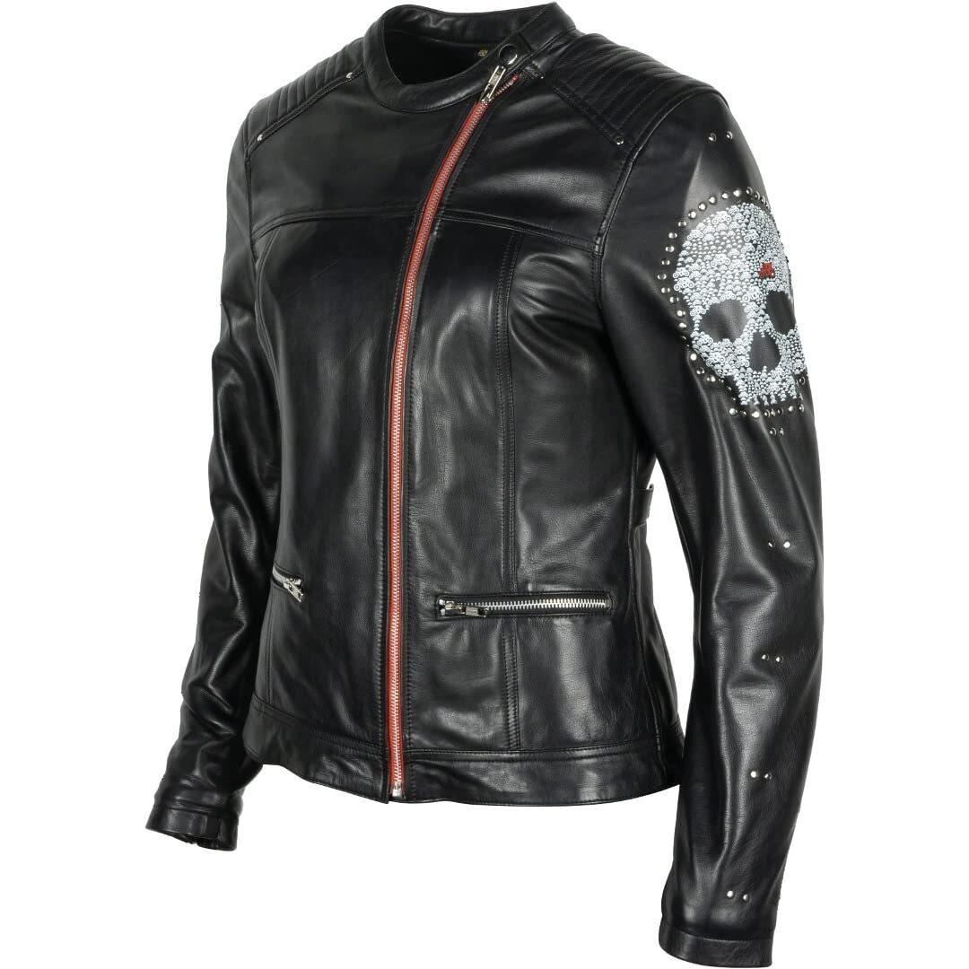 Helstons Cher Softleder Bikerjacke  