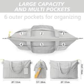 Only-bags.store Reise Duffel Bag Wasserdichte Sport Übernachtungs Handgepäcktasche  